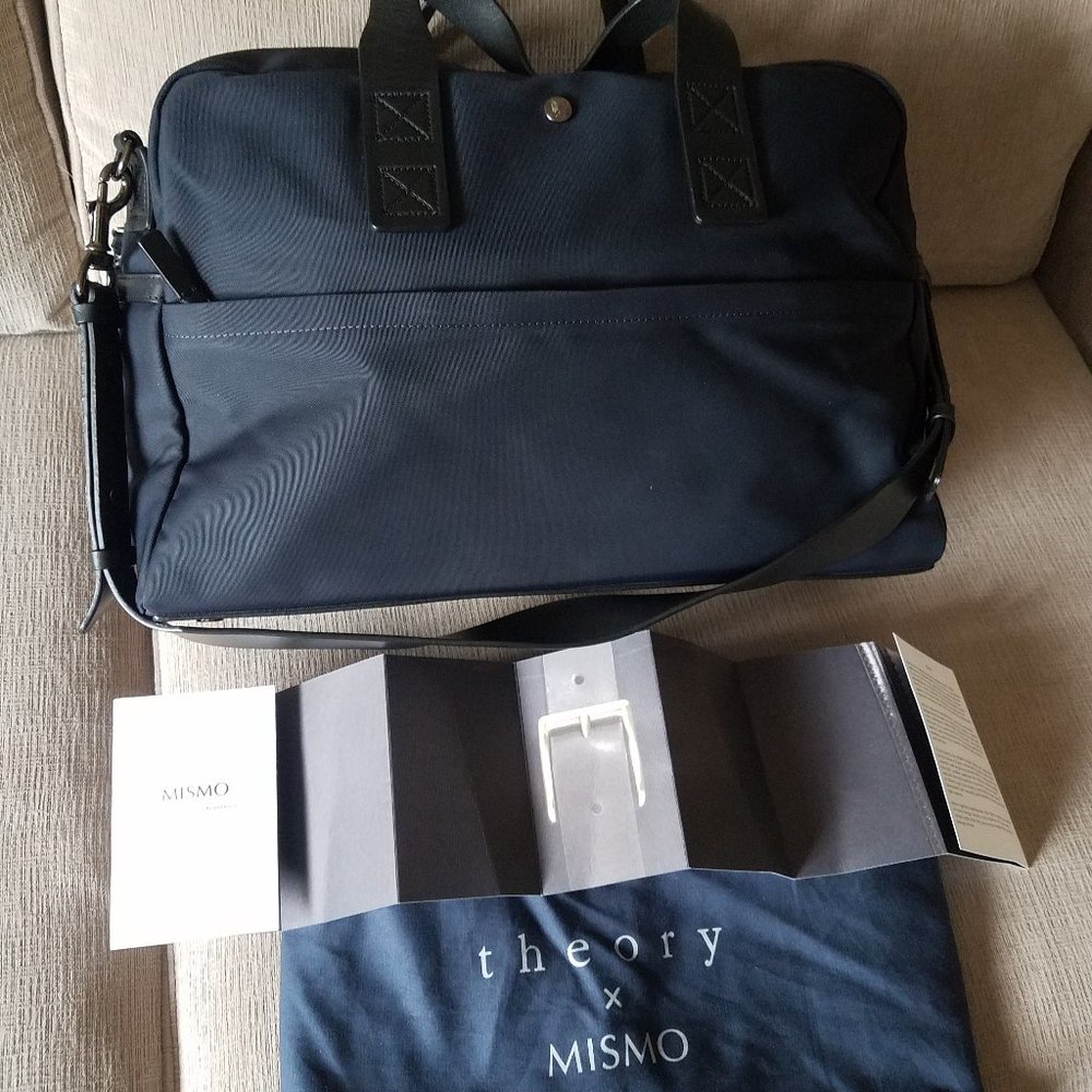 Theory X Mismo Weekender Bag Blue NWOT Retail $675 - Picture 9 of 9